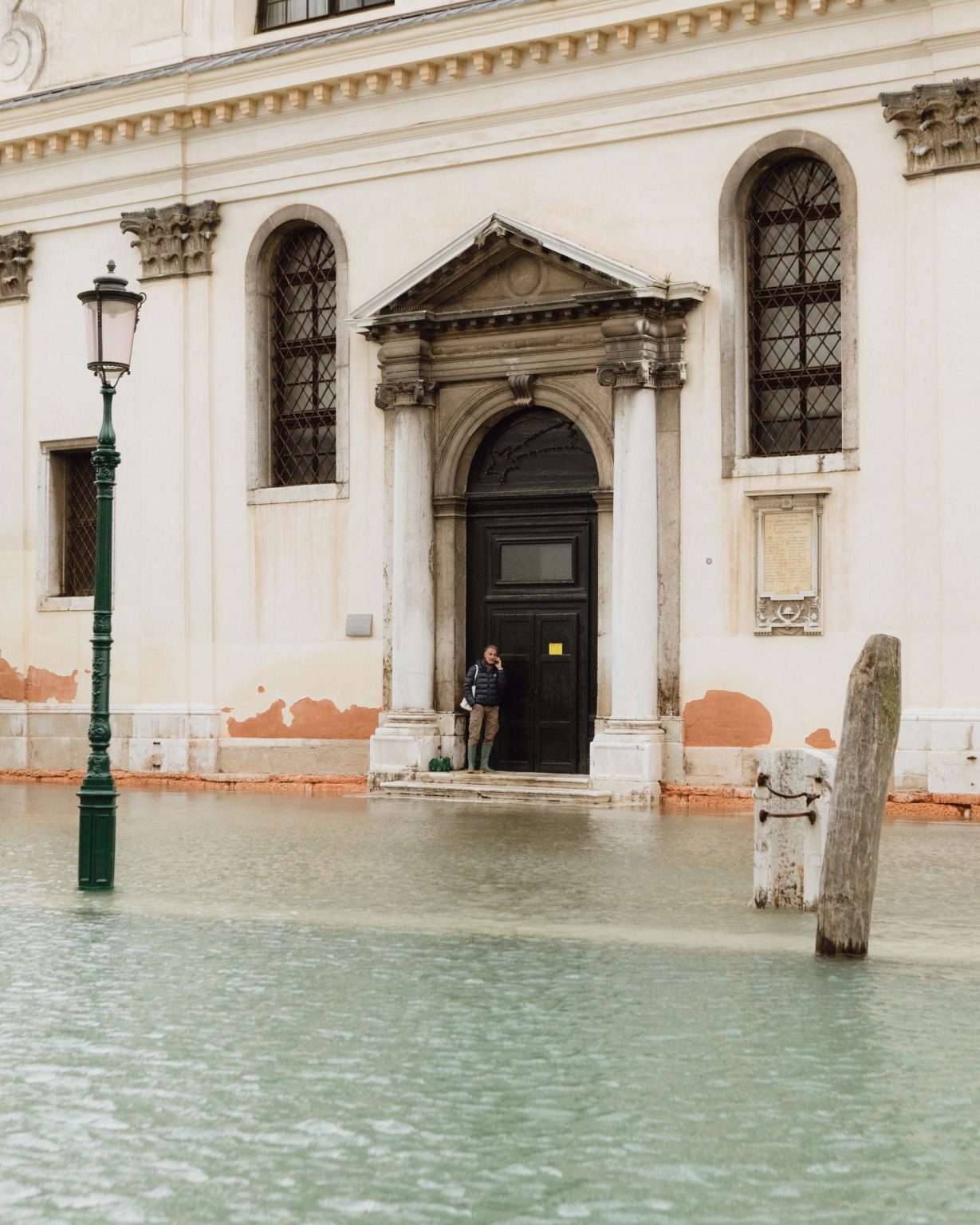 Exceptional acqua alta, or high water, in Venice, where the tide went up to 187cm, the highest level since the 1966 flood. Brugnaro, the mayor declared a state of disaster. Venice, Italy, 2019 