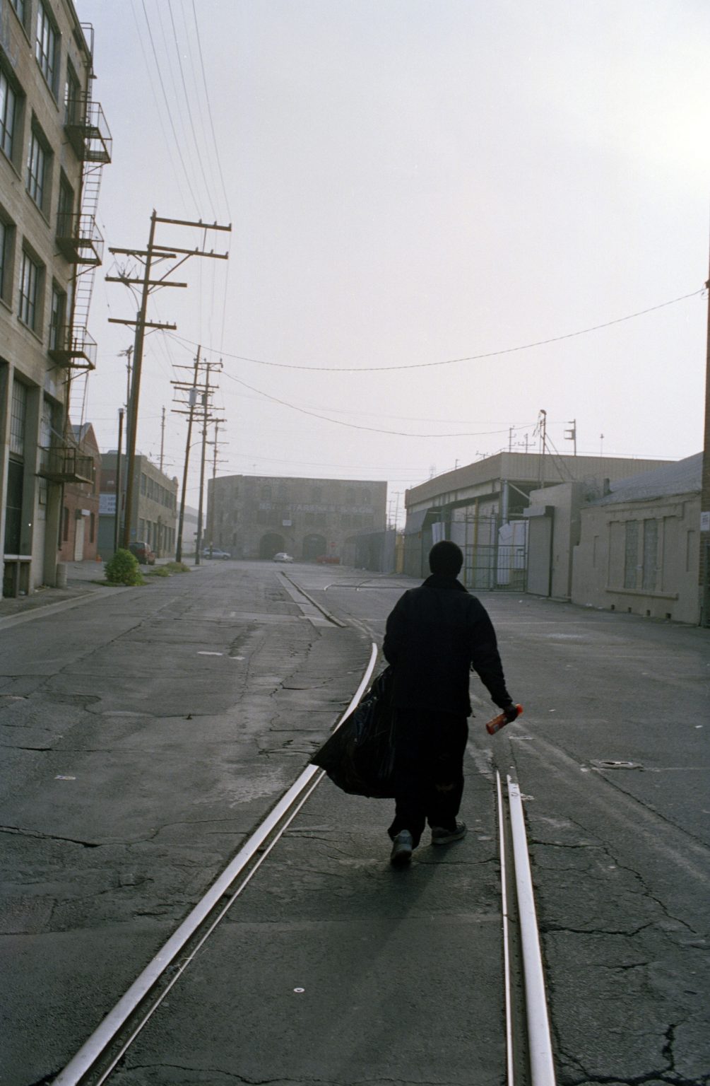 Los Angeles 2004 - Skid Row  - Curson Avenue - Homeless  *** Local Caption *** 00216507